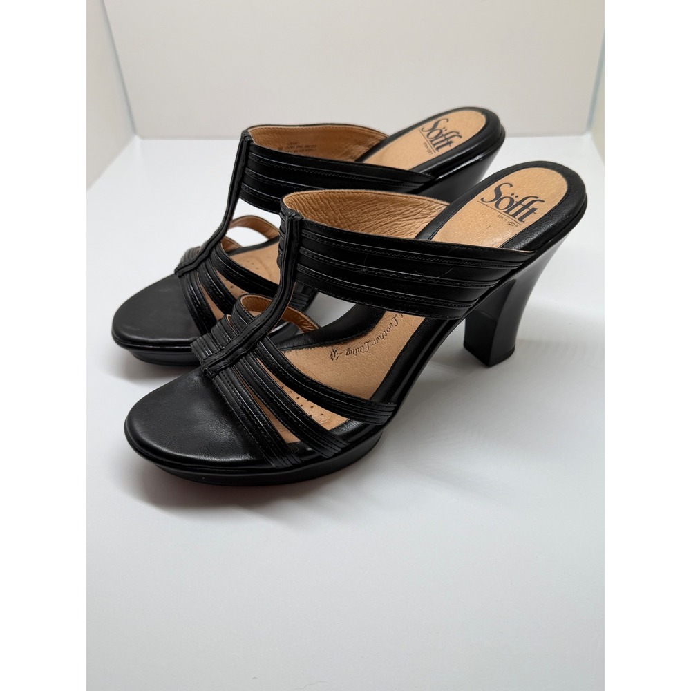 Sofft Black Strappy Sandals
